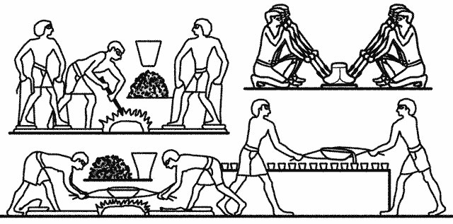 Antiikin Egyptin metallityöntekijöitä